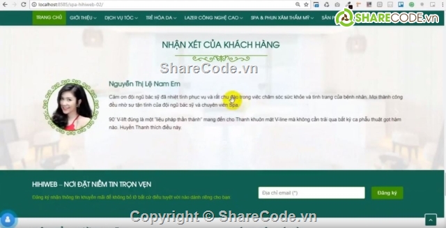 mẫu website thẩm mỹ viện,mẫu website spa,web làm đẹp,website spa,web thẩm mỹ viện,code website thẩm mỹ viện